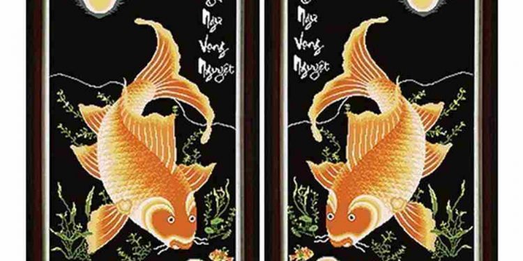 Tranh cá chép với ý nghĩa mang lại sự may mắn