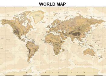 Bản đồ thế giới là một địa cầu thu nhỏ giúp ta hình dung thế giới