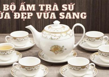Mỗi bộ ấm chén thường gồm một ấm trà đi kèm sáu chén nhỏ