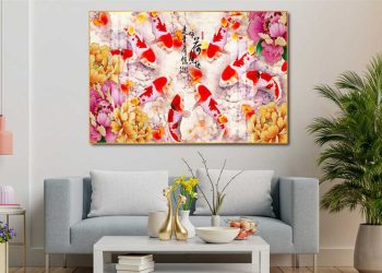 Tranh cá chép và hoa mẫu đơn hợp với tuổi nào?