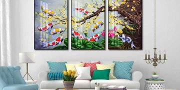 Ý nghĩa tranh cá chép hoa sen là gì?