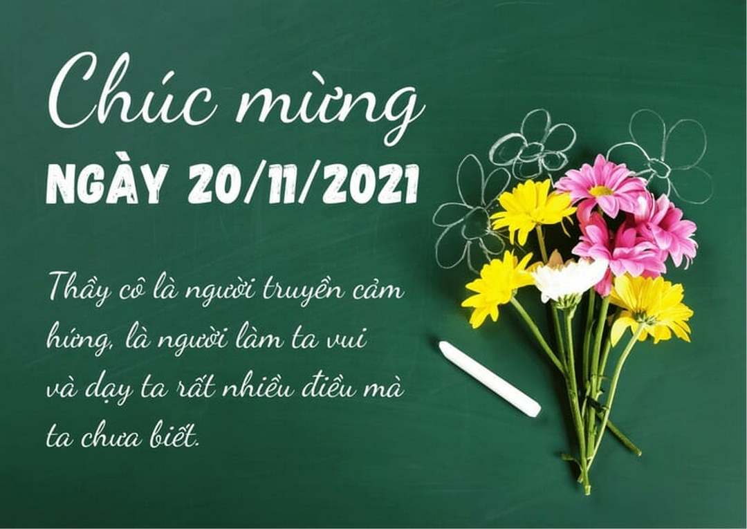 Xin chúc mừng ngày Nhà giáo Việt Nam